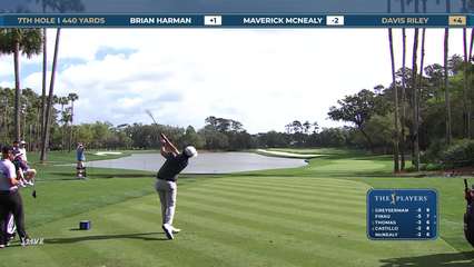 Davis Riley | Round 1 | 7th hole | Shot 1 | 2026 THE PLAYERS