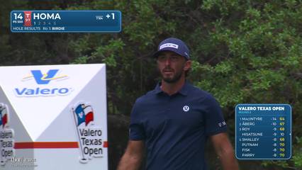 Max Homa | Round 2 | 14th hole | Shot 1 | 2026 Valero