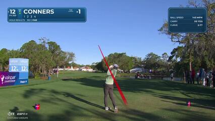 Corey Conners | Round 2 | 12th hole | Shot 1 | 2025 Valspar