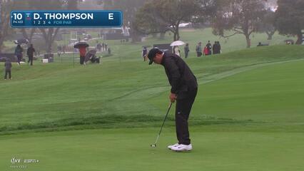 Davis Thompson | Round 1 | 10th hole | Shot 4 | 2025 Genesis