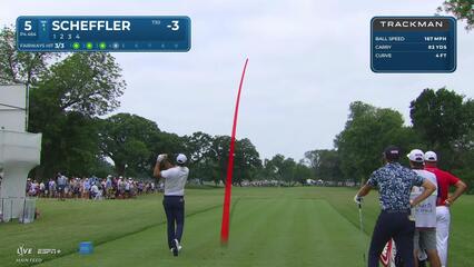 Scottie Scheffler | Round 3 | 5th hole | Shot 1 | 2025 Charles Schwab