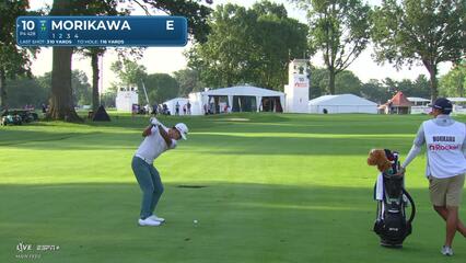 Collin Morikawa | Round 1 | 10th hole | Shot 2 | 2025 Rocket Classic