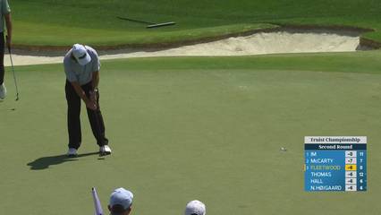 Tommy Fleetwood | Round 2 | 9th hole | Shot 4 | 2026 Truist Championship