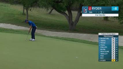 Sam Ryder | Round 3 | 5th hole | Shot 3 | 2026 Valero