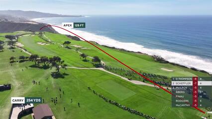 Scottie Scheffler | Round 3 | 5th hole | Shot 1 | 2025 Genesis