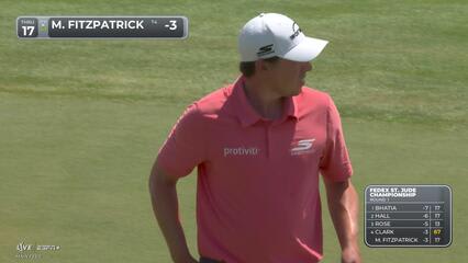 Matt Fitzpatrick | Round 1 | 17th hole | Shot 5 | 2025 FedEx St. Jude