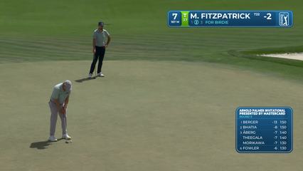 Matt Fitzpatrick | Round 3 | 7th hole | Shot 3 | 2026 Arnold Palmer