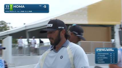 Max Homa | Round 3 | 11th hole | Shot 1 | 2026 Cognizant Classic