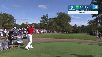 Bernhard Langer | Round 3 | 13th hole | Shot 1 | 2025 Dominion