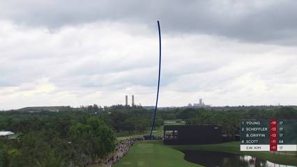 Si Woo Kim | Round 4 | 18th hole | Shot 1 | 2026 Cadillac