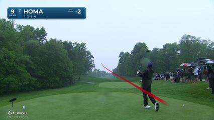 Max Homa | Round 2 | 9th hole | Shot 1 | 2025 the Memorial