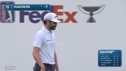 Adam Hadwin | Round 3 | 15th hole | Shot 3 | 2025 Houston Open