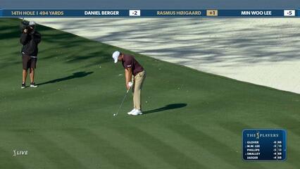 Rasmus Hojgaard | Round 1 | 14th hole | Shot 4 | 2025 THE PLAYERS