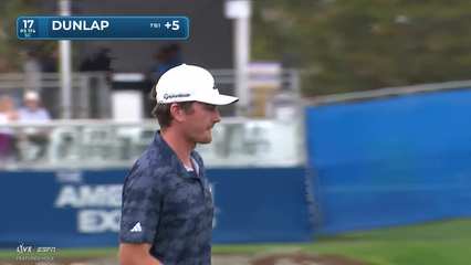 Nick Dunlap | Round 1 | 17th hole | Shot 3 | 2026 The American Express