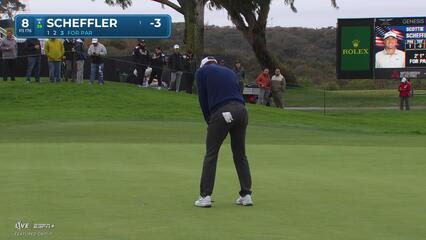 Scottie Scheffler | Round 1 | 8th hole | Shot 3 | 2025 Genesis