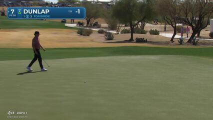 Nick Dunlap | Round 1 | 7th hole | Shot 3 | 2025 WM Phoenix Open