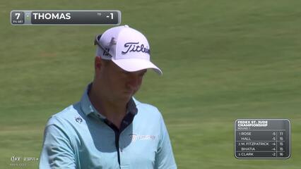 Justin Thomas | Round 1 | 7th hole | Shot 4 | 2025 FedEx St. Jude