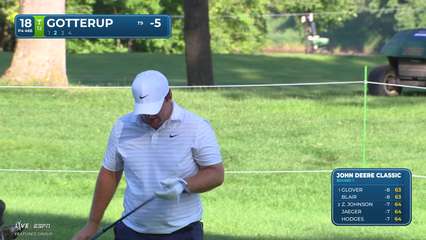 Chris Gotterup | Round 1 | 18th hole | Shot 2 | 2026 John Deere