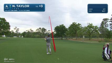 Nick Taylor | Round 2 | 4th hole | Shot 2 | 2025 Houston Open