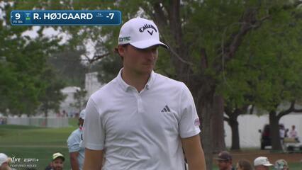 Rasmus Højgaard | Round 2 | 9th hole | Shot 3 | 2025 Houston Open