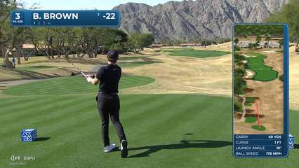 Blades Brown | Round 4 | 3rd hole | Shot 1 | 2026 The American Express