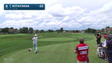 Kurt Kitayama | Round 4 | 8th hole | Shot 1 | 2025 3M Open