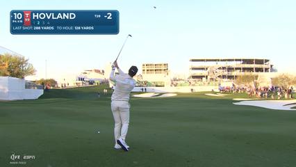 Viktor Hovland | Round 2 | 10th hole | Shot 2 | 2026 WM Phoenix Open
