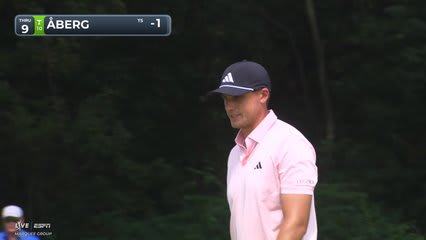 Ludvig Åberg | Round 1 | 9th hole | Shot 2 | 2026 BMW Championship