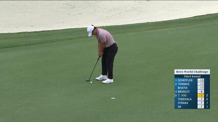 Tom Kim | Round 3 | 3rd hole | Shot 4 | 2024 Hero World Challenge