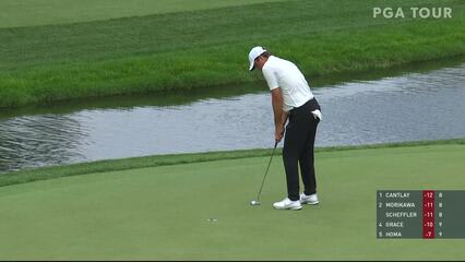 Scottie Scheffler | 2021 the Memorial | Round 4 | 9th hole | Shot 5