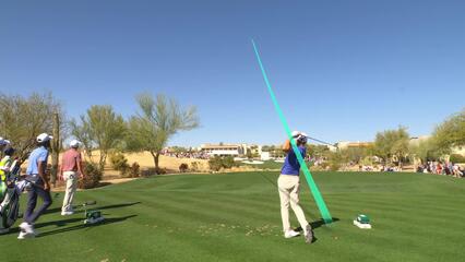 Wyndham Clark | Round 1 | 4th hole | Shot 1 | 2025 WM Phoenix Open