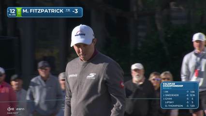 Matt Fitzpatrick | Round 2 | 12th hole | Shot 4 | 2026 Valspar
