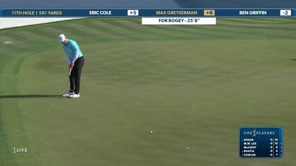 Max Greyserman | Round 2 | 11th hole | Shot 7 | 2025 THE PLAYERS