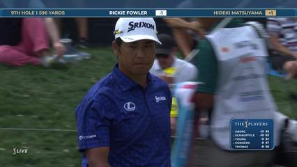 Hideki Matsuyama | Round 3 | 9th hole | Shot 4 | 2026 THE PLAYERS
