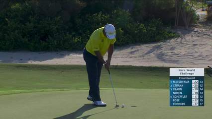 Hideki Matsuyama | Round 4 | 14th hole | Shot 4 | 2025 Hero World Challenge