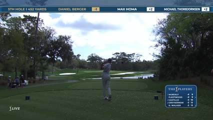 Daniel Berger | Round 1 | 5th hole | Shot 1 | 2026 THE PLAYERS