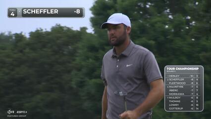 Scottie Scheffler | Round 2 | 4th hole | Shot 4 | 2025 TOUR Championship