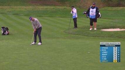 Russell Henley | Round 3 | 2nd hole | Shot 5 | 2025 AT&T Pebble Beach