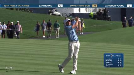 Davis Thompson | Round 1 | 18th hole | Shot 2 | 2026 THE PLAYERS