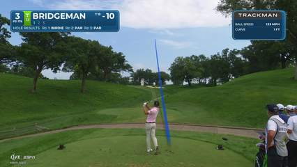 Jacob Bridgeman | Round 4 | 3rd hole | Shot 1 | 2026 John Deere