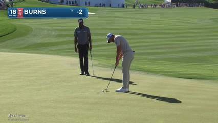Sam Burns | Round 1 | 18th hole | Shot 4 | 2026 WM Phoenix Open