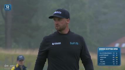 Wyndham Clark | Round 3 | 12th hole | Shot 5 | 2026 Genesis Scottish Open