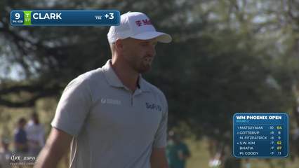 Wyndham Clark | Round 2 | 9th hole | Shot 4 | 2026 WM Phoenix Open