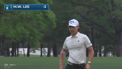 Min Woo Lee | Round 1 | 17th hole | Shot 4 | 2025 Houston Open