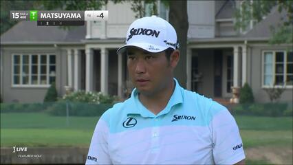 Hideki Matsuyama | 2024 FedEx St. Jude | Round 1 | 15th hole | Shot 2