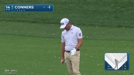 Corey Conners | Round 1 | 14th hole | Shot 3 | 2025 Valspar