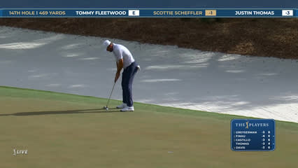 Scottie Scheffler | Round 1 | 14th hole | Shot 5 | 2026 THE PLAYERS