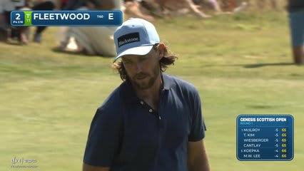 Tommy Fleetwood | Round 1 | 2nd hole | Shot 5 | 2026 Genesis Scottish Open