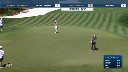 Nick Dunlap | Round 1 | 2nd hole | Shot 5 | 2025 THE PLAYERS