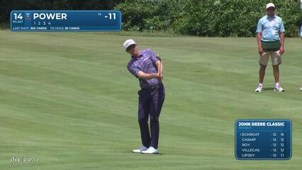 Seamus Power | Round 3 | 14th hole | Shot 2 | 2025 John Deere